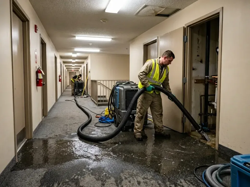 multi-unit-apartment-hallway-f-005 — frequently asked questions, Emergency Burst Pipe Water Extraction & Removal in Willowic…